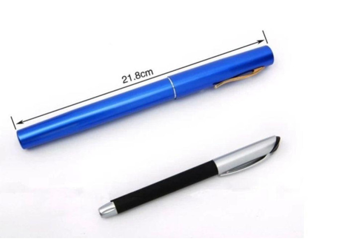 Вудка складана з котушкою та волосінню, телескопічна, Fishing rod in pen case, блешня, вудка ручка