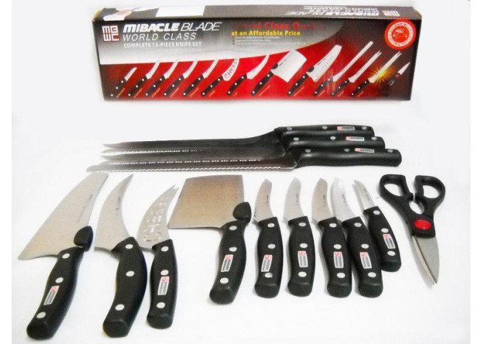 Набір професійних кухонних ножів Miracle Blade 13 в 1 Набір професійних кухонних ножів Miracle Blade 13 в 1