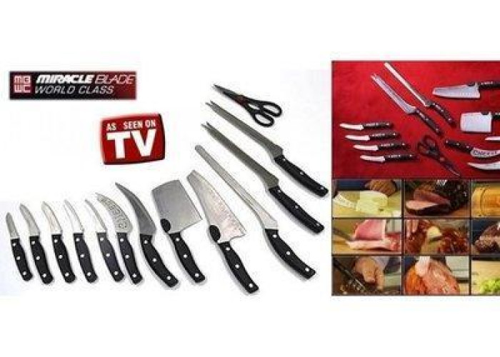 Набір професійних кухонних ножів Miracle Blade 13 в 1 Набір професійних кухонних ножів Miracle Blade 13 в 1