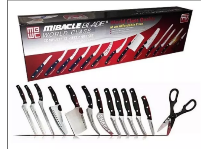 Набір професійних кухонних ножів Miracle Blade 13 в 1 Набір професійних кухонних ножів Miracle Blade 13 в 1