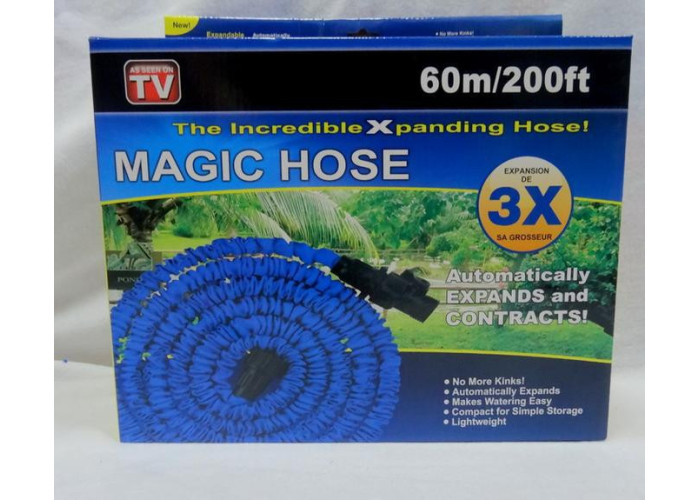 Шланг для поливання X HOSE 60 м із розпилювачем, садовий шланг, поливальний шланг для саду