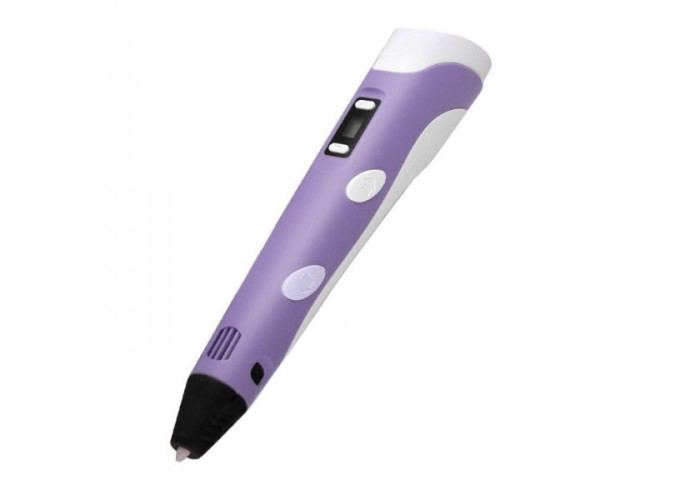 3D-ручка з LCD-дисплеєм Pen 2 3Д принтер для малювання ФІОЛІТОВА 3D-ручка з LCD-дисплеєм Pen 2 3Д принтер для малювання ФІОЛІТОВА