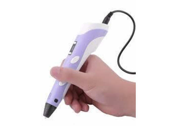3D-ручка з LCD-дисплеєм Pen 2 3Д принтер для малювання ФІОЛІТОВА 3D-ручка з LCD-дисплеєм Pen 2 3Д принтер для малювання ФІОЛІТОВА