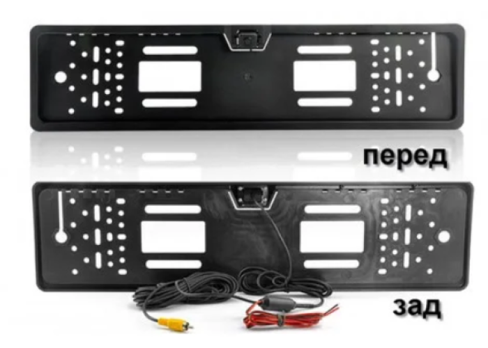 Камера заднього огляду в рамці номерного знака 16 LED HD CCD Night Vision R314
