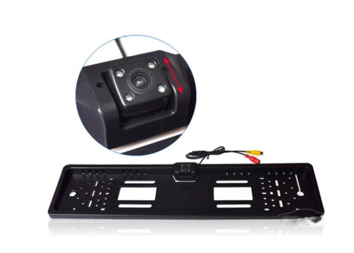 Камера заднього огляду в рамці номерного знака 16 LED HD CCD Night Vision R314