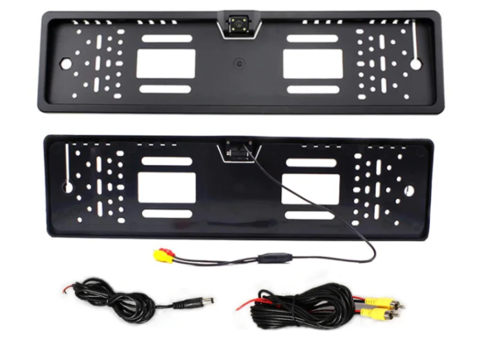 Камера заднього огляду в рамці номерного знака 16 LED HD CCD Night Vision R314