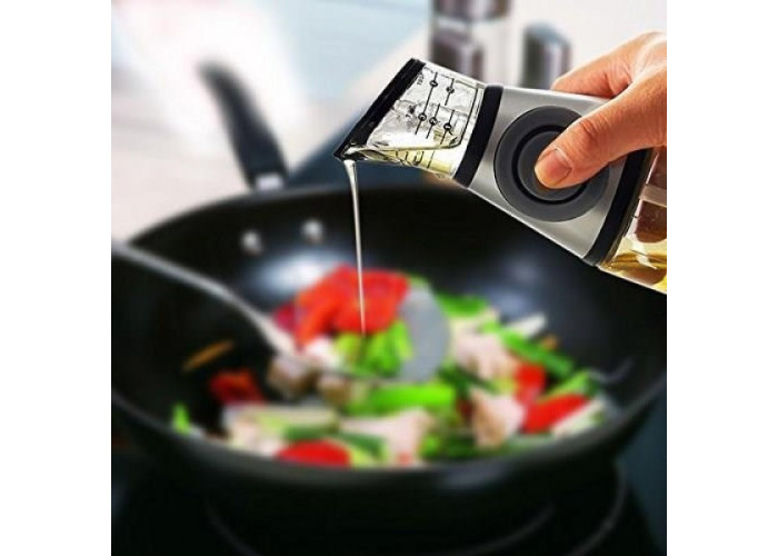 Пляшка Дозатор VBV Press and Measure Oil Dispenser з дозатором для оливи Пляшка Дозатор VBV Press and Measure Oil Dispenser з дозатором для оливи