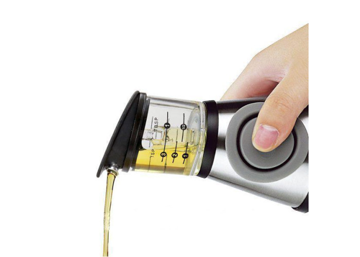Пляшка Дозатор VBV Press and Measure Oil Dispenser з дозатором для оливи Пляшка Дозатор VBV Press and Measure Oil Dispenser з дозатором для оливи