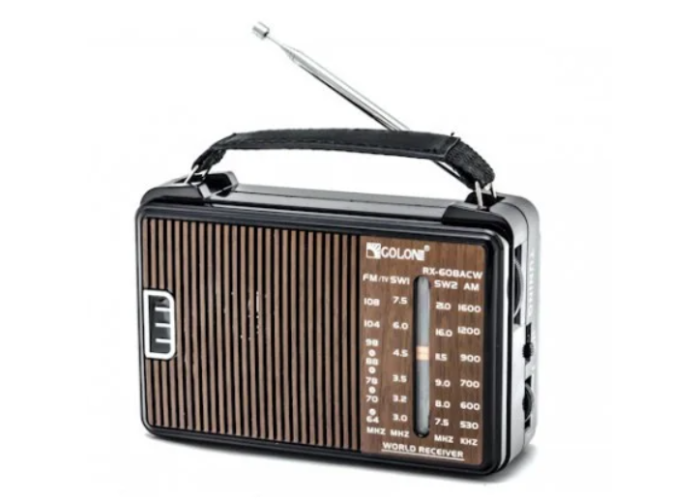 Радіоприймач Golon RX-608ACW AM/FM/TV/SW1-2 5-хвилиновий Радіоприймач Golon RX-608ACW AM/FM/TV/SW1-2 5-хвилиновий
