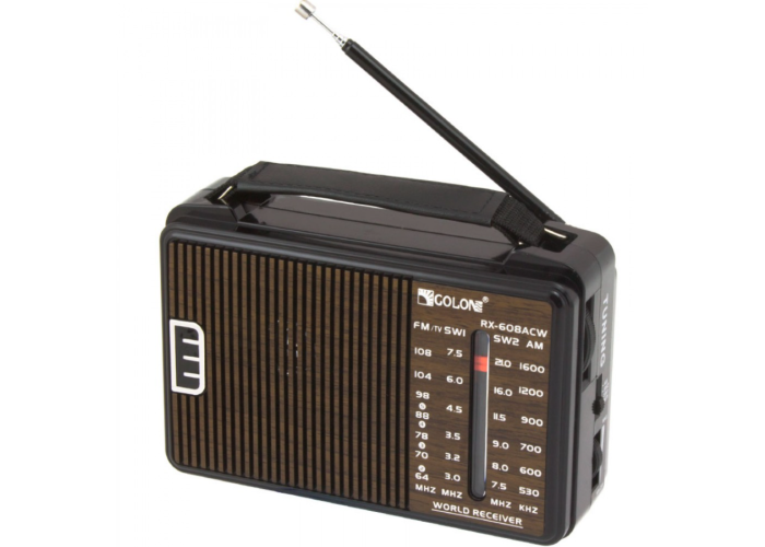 Радіоприймач Golon RX-608ACW AM/FM/TV/SW1-2 5-хвилиновий Радіоприймач Golon RX-608ACW AM/FM/TV/SW1-2 5-хвилиновий