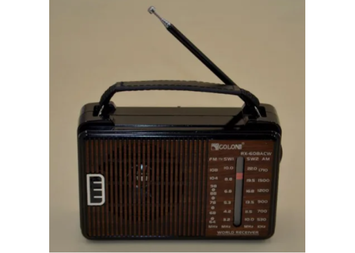 Радіоприймач Golon RX-608ACW AM/FM/TV/SW1-2 5-хвилиновий Радіоприймач Golon RX-608ACW AM/FM/TV/SW1-2 5-хвилиновий