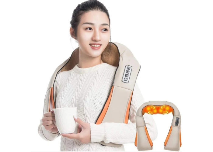 Роликовий масажер для спини та шиї Massager of Neck Kneading