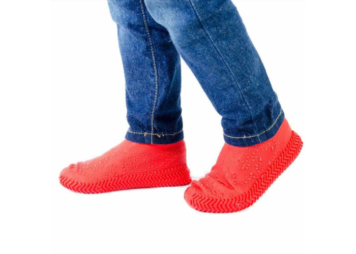 Силіконові чохли бахіли для взуття від дощу та бруду розмір S 34-38