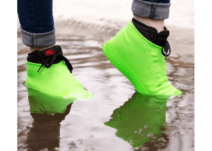 Силіконові чохли бахіли для взуття від дощу та бруду розмір S 34-38