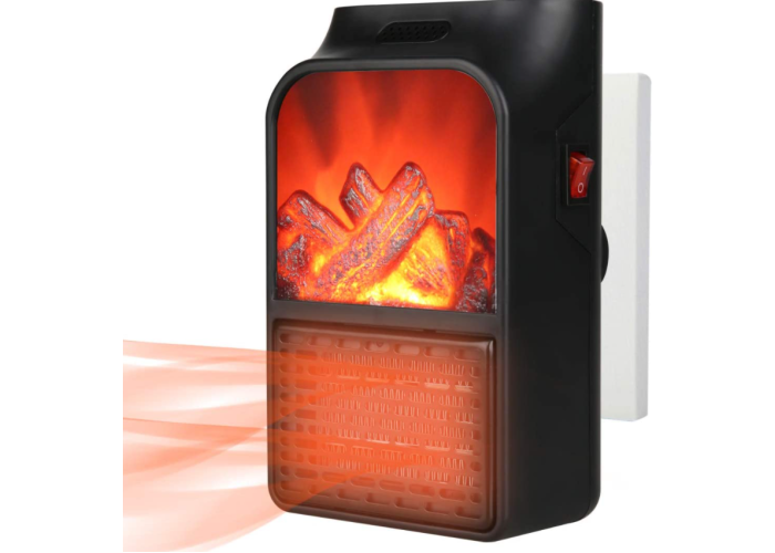 Портативний нагрівач з пультом Flame Heater (500 Вт) Економний