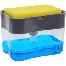 Органайзер для мочалок з мильницею та дозатором натискна Soap Pump Sponge Caddy Органайзер для мочалок з мильницею та дозатором натискна Soap Pump Sponge Caddy