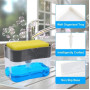 Органайзер для мочалок з мильницею та дозатором натискна Soap Pump Sponge Caddy Органайзер для мочалок з мильницею та дозатором натискна Soap Pump Sponge Caddy