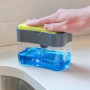 Органайзер для мочалок з мильницею та дозатором натискна Soap Pump Sponge Caddy Органайзер для мочалок з мильницею та дозатором натискна Soap Pump Sponge Caddy