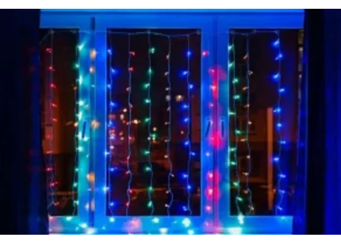 Гірлянда Водоспад 240 LED, розмір 2х2м Мультиколір RD-080 Гірлянда Водоспад 240 LED, розмір 2х2м Мультиколір RD-080