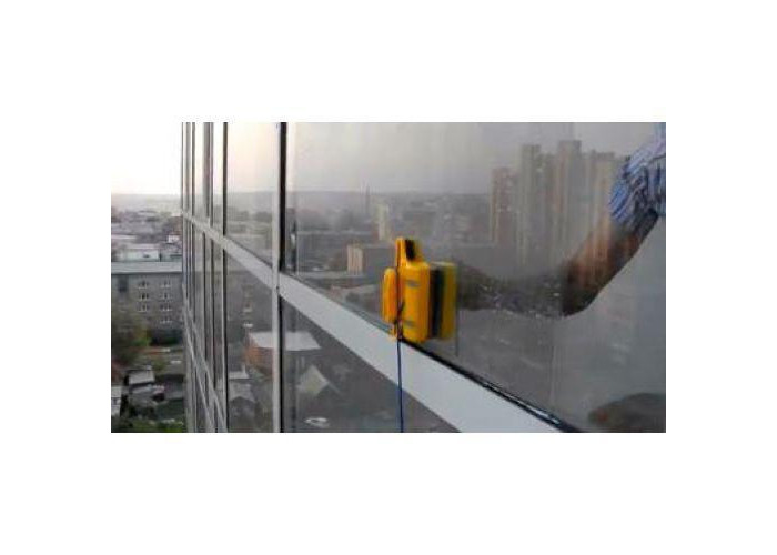 Магнітна щітка для миття вікон із двох сторін Glass Wiper Window Wizard, щітка для вікон, миття вікон