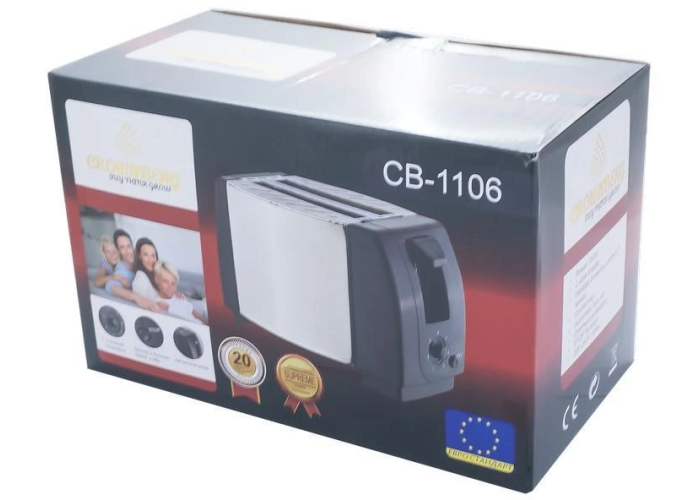 Тостер Crownberg CB 1106 750 Вт Тостер Crownberg CB 1106 750 Вт